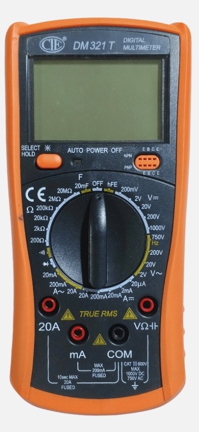 DM 321T — True-RMS Digital Multimeter — 3½-digit
