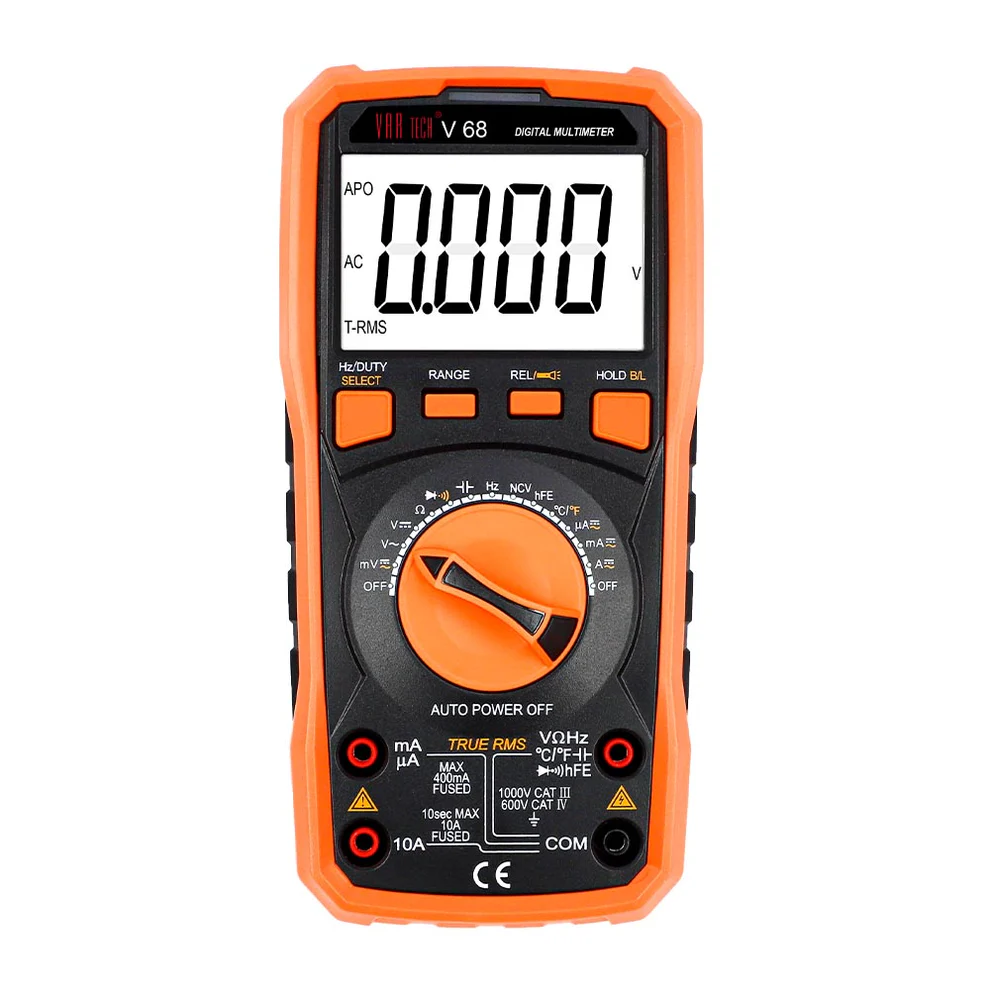 V 68 — Digital Multimeter True RMS Auto Ranging 1000V DC / 750V AC 10A