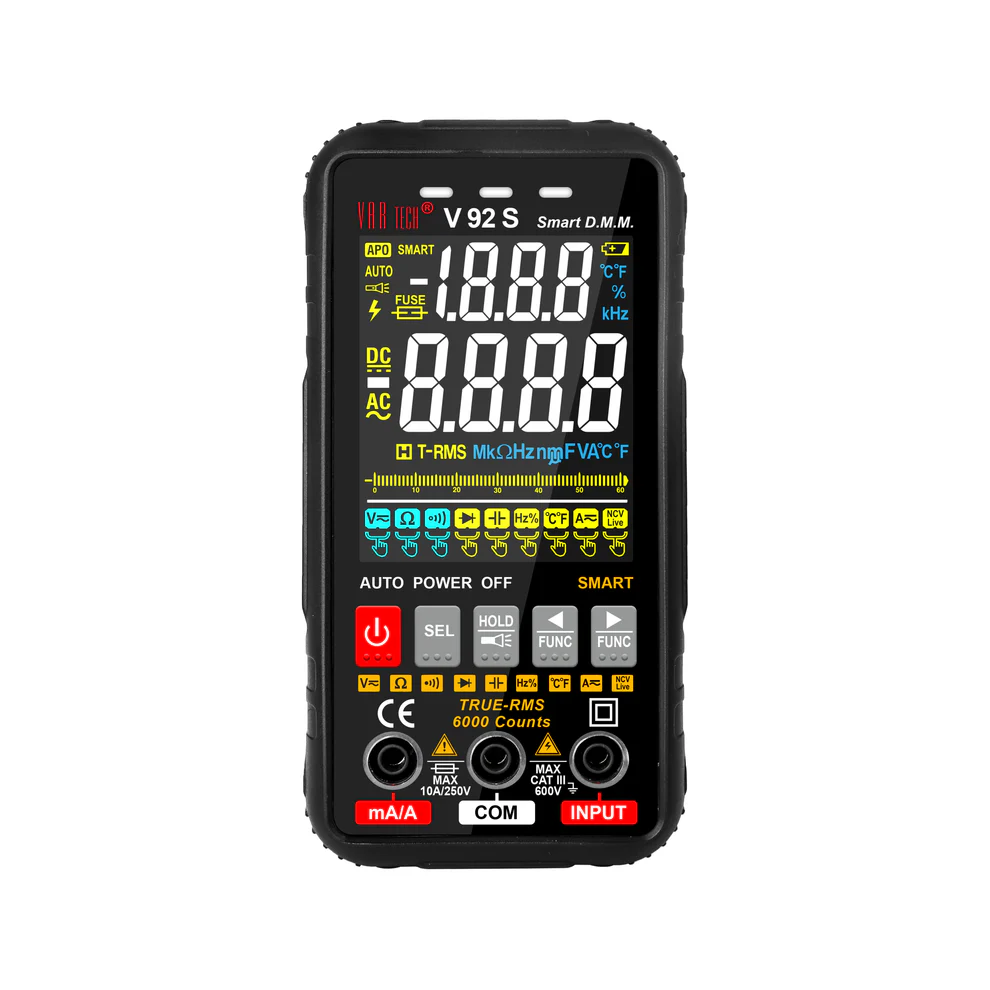 V 92 S — Smart Digital Multimeter True RMS Auto Ranging